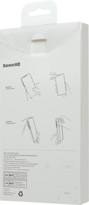 Image du produit Baseus Étui en gel de silice liquide pour iPhone 14 Plus (lavande)+ verre trempé + kit de nettoyage (Apple iPhone 14 Plus)