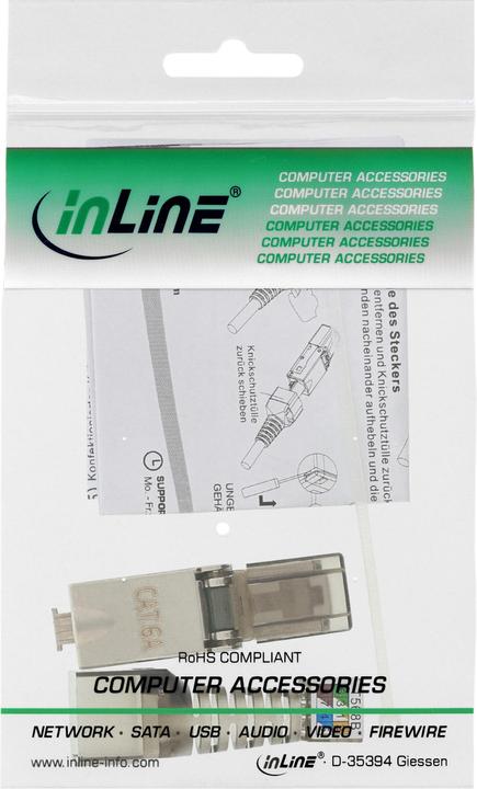 Produktbild InLine RJ45 Stecker (Netzwerkkabel Stecker)