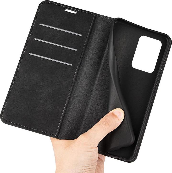 Produktbild Cover-Discount Xiaomi Poco X5 Pro - Stand Flip Case Hülle schwarz (Xiaomi Poco X5 Pro, Xiaomi Redmi Note 12 Pro 5G)