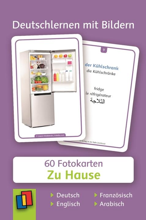 Actual product image Deutschlernkarten. Zuhause. Kartei-Karten (German, Editorial team publishing house An Der Ruhr, 2016)