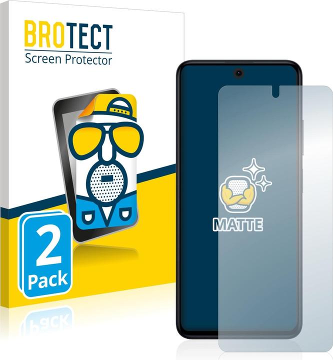 Actual product image BROTECT Anti-glare screen protector matt (2 Piece, Xiaomi Poco X4 GT)