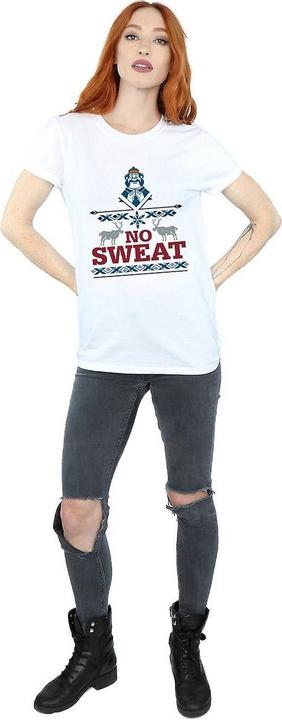 Image du produit Disney Frozen Femme/Les femmes No Sweat - T-shirt boyfriend en coton chiné (XL)