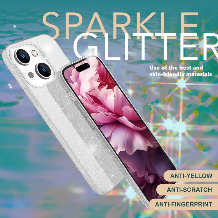 Actual product image Nalia Glitter cover (Apple iPhone 15 Plus)