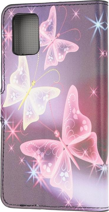 Produktbild Cover-Discount Galaxy S10 Lite - Leder Hülle Schmetterling violett (Samsung Galaxy S10 Lite)