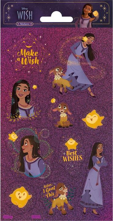 Actual product image Totum Laser Disney Wish sticker sheet