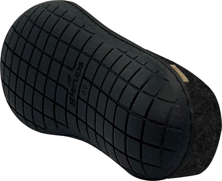 Actual product image Glerups Natural rubber sole black slippers (43)