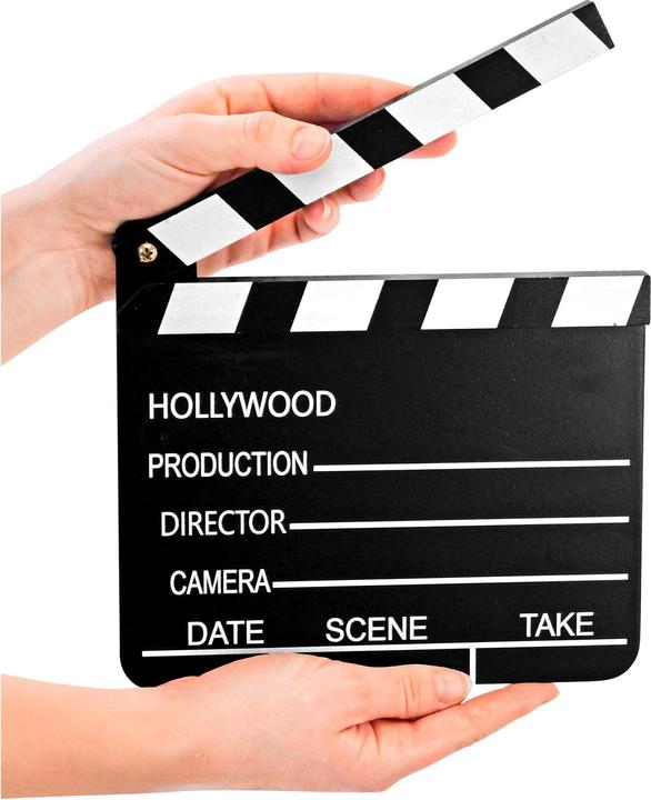Produktbild Amscan Filmklappe Hollywood 17.8x25.3cm