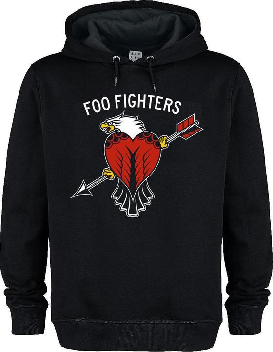 Amplified Erwachsene Adler Tattoo Foo Fighters Hoodie