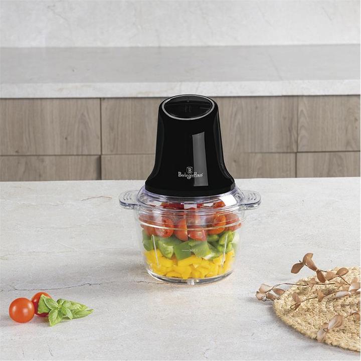 Actual product image BerlingerHaus Haus Zerkleinerer 1 Liter Black Silver Collection (1000 ml, 500 W)