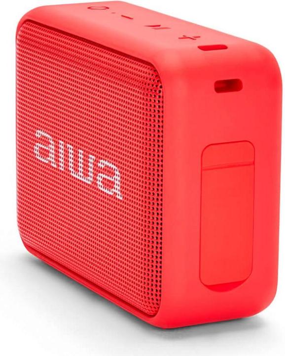 Produktbild Aiwa BS-200RD Tragbarer Lautsprecher Tragbarer Mono-Lautsprecher Rot 6 W (12 h, Akkubetrieb)