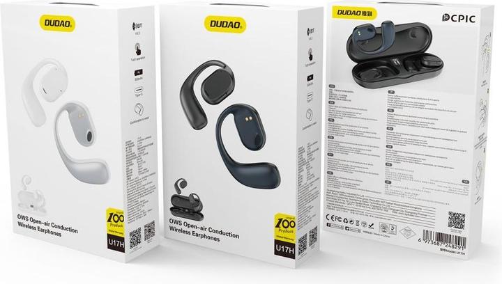 Image du produit Dudao Casque sans fil Bluetooth U17H - blanc (50 h, Filaire)