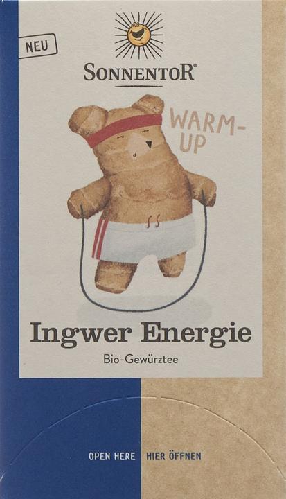 Immagine prodotto Sonnentor Tè biologico Ginger Energy (18x1,8g) (32 g)