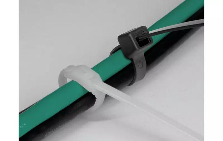 Immagine prodotto Delock Fascetta con testa piatta L 370 x L 4,6 mm 100 pz. (Fascette in velcro, 370 mm, 100 pz.)