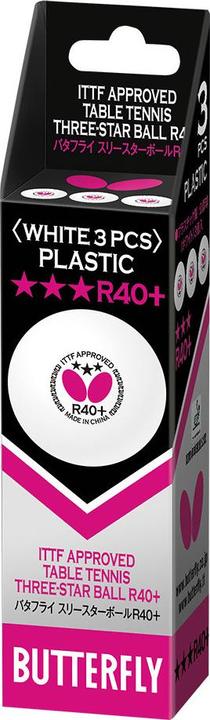 Butterfly Wettkampfball R40+ *** (12 Stk.)
