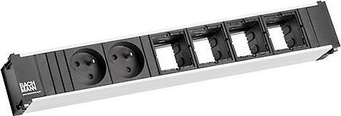 Produktbild Bachmann Steckdosenleiste (6 x, CEE 7/3, CEE 7/5, 0.10 m)