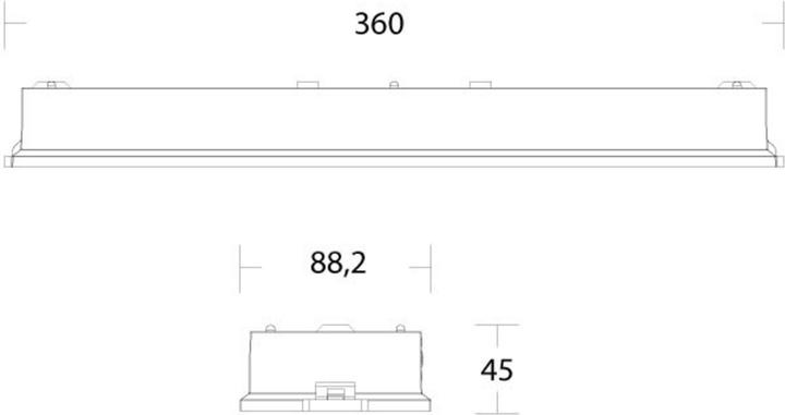 Actual product image Fischer LED escape sign luminaire 3/8h,18m,IP54 ULU383AT2.V4 (ULU383AT2.V4)