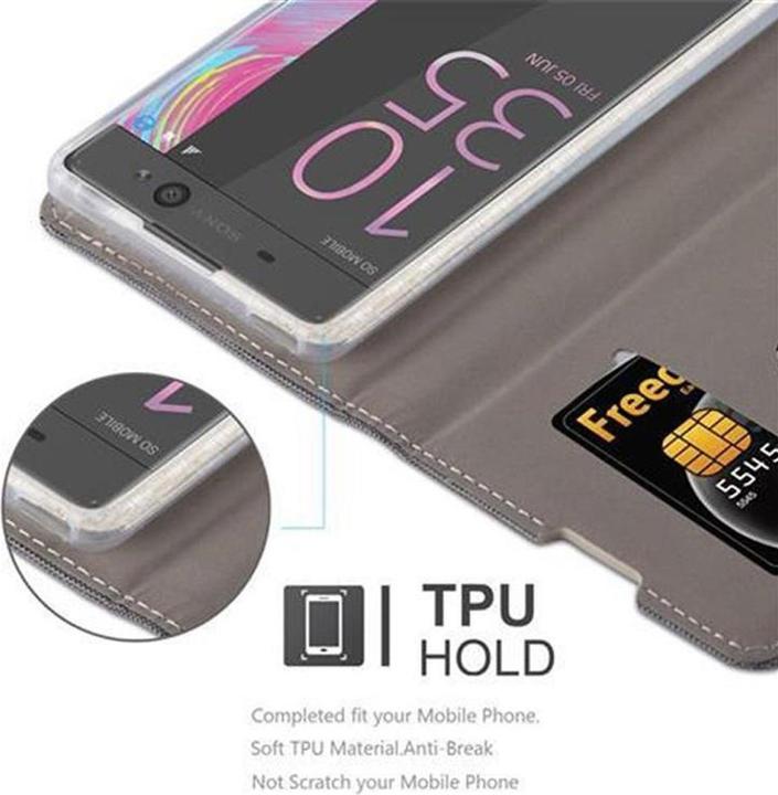 Image du produit Cadorabo Couverture look jeans Book (Sony Xperia XA)