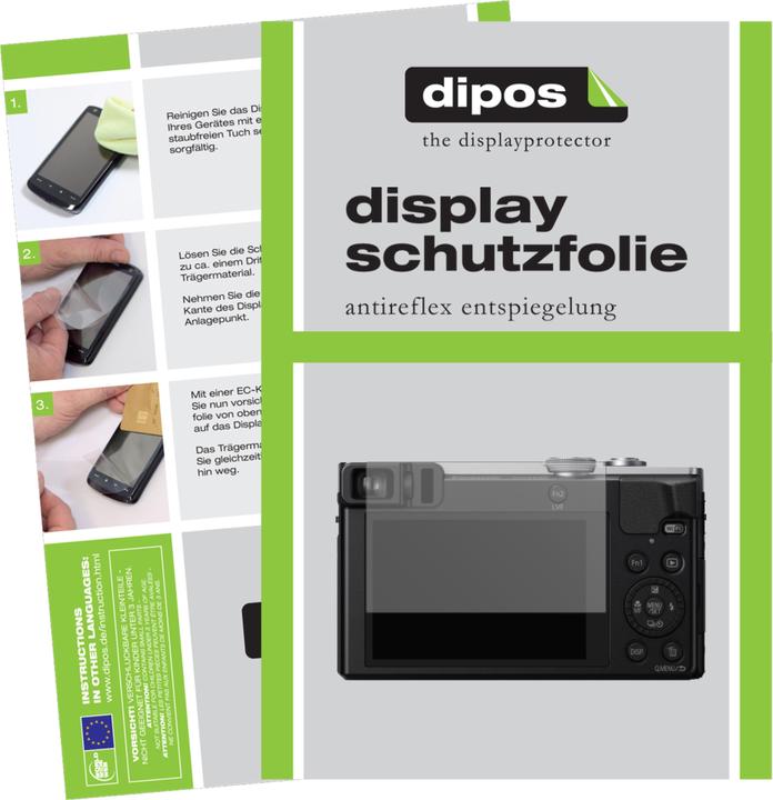 Immagine prodotto Dipos Pellicola Protettiva Antiriflesso (Pellicola protettiva, Panasonic DMC-TZ71EG-S Lumix)