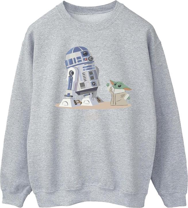 Star Wars The Mandalorian R2D2 And Grogu Sweatshirt (XXL)