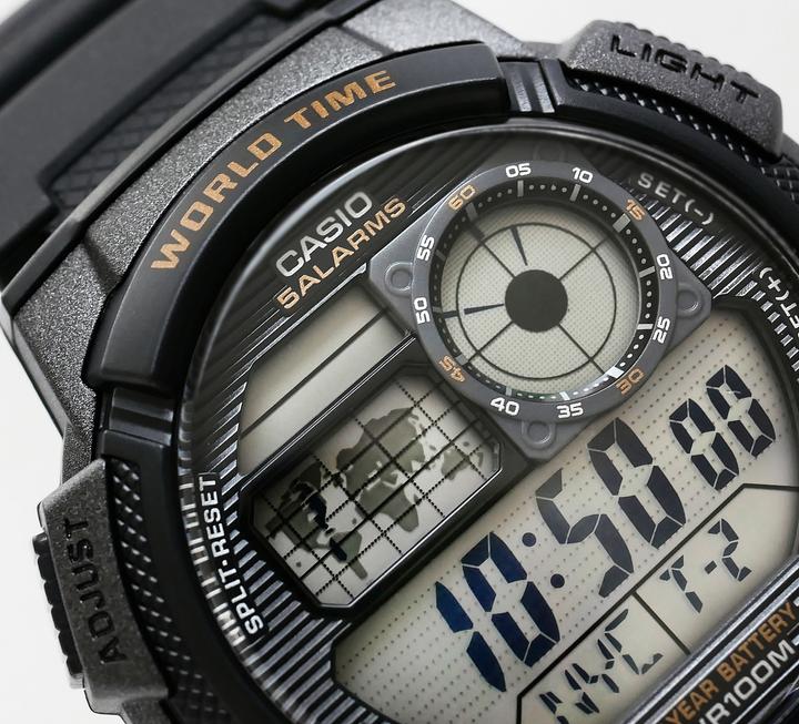 Image du produit Casio Ae-1000w-1avef (Montre numérique, 44 mm)