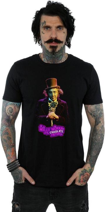 Immagine prodotto Willy Wonka & the Chocolate Factory Dark Pose Maglietta Uomo (XL)