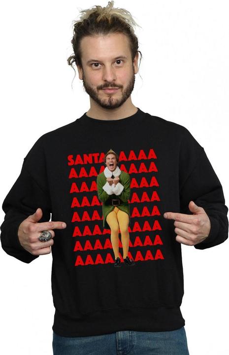 Immagine prodotto Elf Buddy Santa Scream Felpa Uomo (XXL)