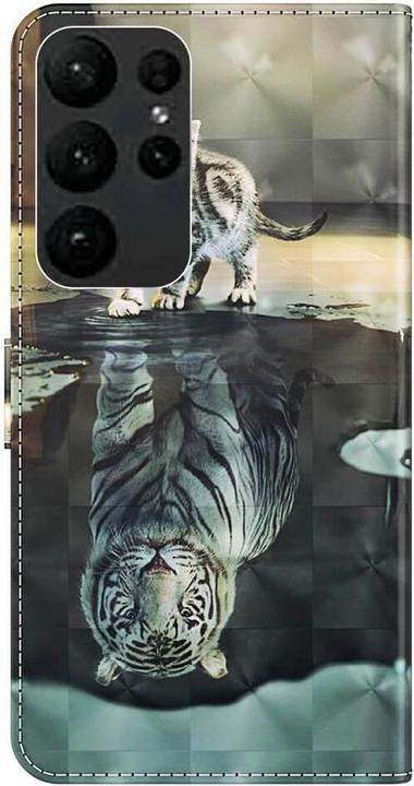 Immagine prodotto Cover-Discount Custodia per gatti con effetto glitter (Samsung Galaxy S24 Ultra)