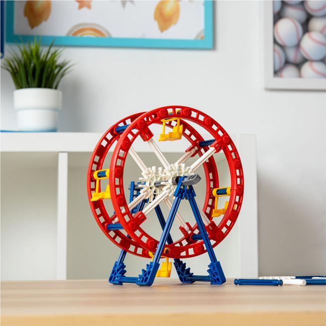 Actual product image K'Nex Knex Ferris wheel construction kit, 48 pieces.