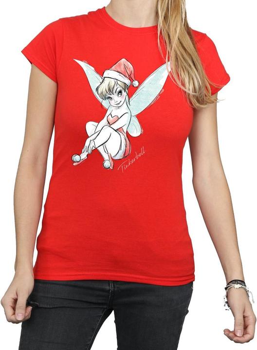 Immagine prodotto Disney Tinkerbell Christmas Fairy Maglietta Donna (S)
