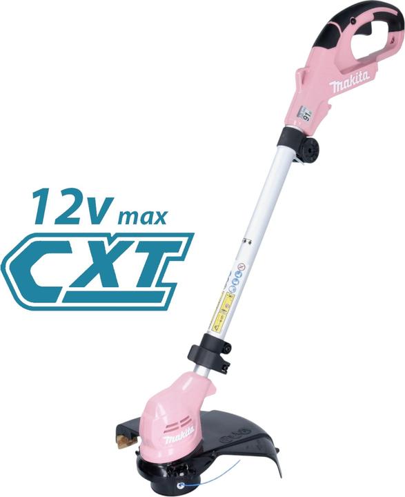 Produktbild Makita UR 100 DZP Akku Rasentrimmer 12 V max. 260 mm pink Solo - ohne Akku, ohne Ladegerät (Trimmfaden)