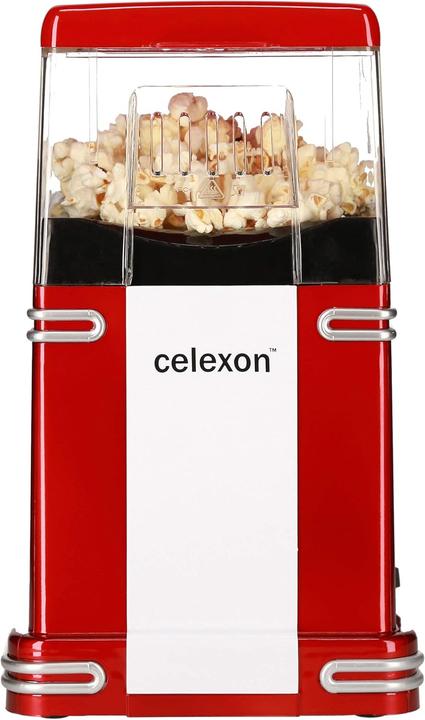 Actual product image Celexon CinePop CP250 Popcorn machine in retro look incl. lid for dosing Filling quantity approx. 100g Ma