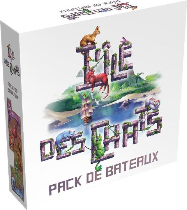 Actual product image L'Île des Chats - Pack de bateaux (French)