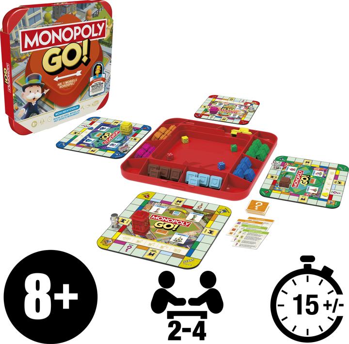 Immagine prodotto Hasbro Gaming Monopoly GO! Gioco da tavolo (Francese)