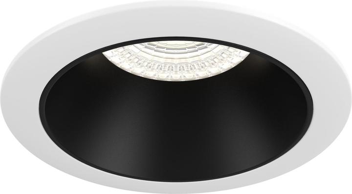 Maytoni Share Downlight, Recessed Luminaire GU10 Black-White Ø86mm (GU10)
