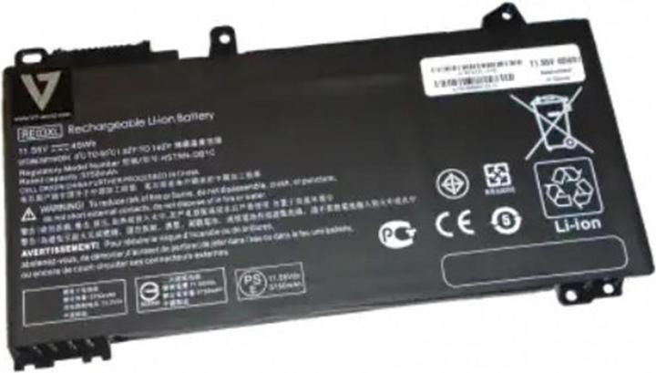 V7 Ersatzbatterie H-RE03XL-E für ausgewählte HP Notebooks (3 Zellen, 3896 mAh)
