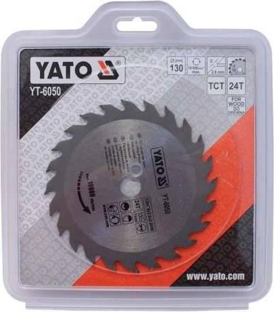 Actual product image Yato Professional HM Circular Saw Blade 130x16 24T YT-6050