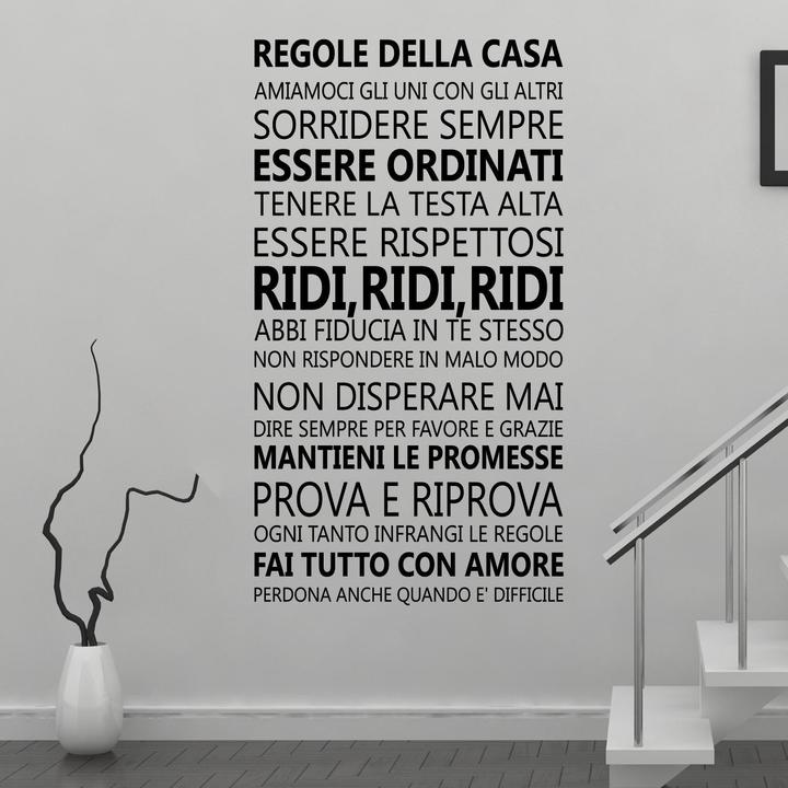 Image du produit Walplus Italian Family Quotes (120 x 60)