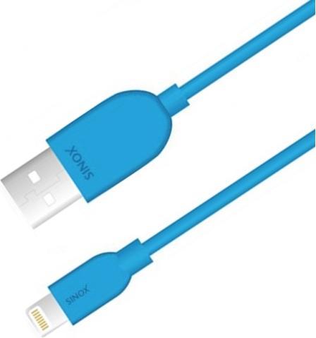 Actual product image Sinox iMedia Cbl USB-Lightn2.0M Blue