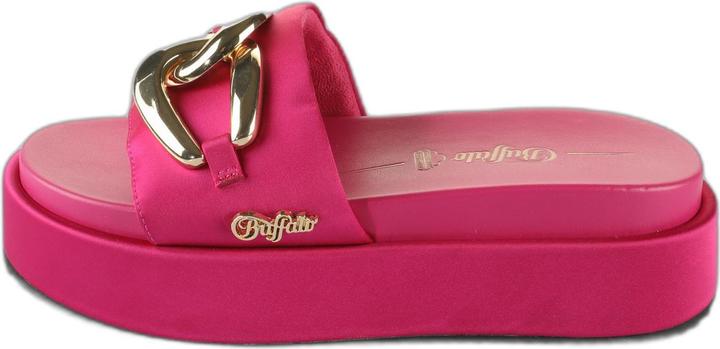 Buffalo pantoletten für en noa slide chain - vegan satin (40)