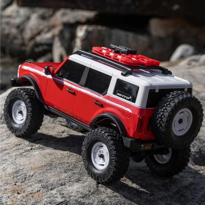 Actual product image Axial Rock Crawler SCX24 Ford Bronco, Rot RTR, 1:24 (RTR Ready-to-Run)