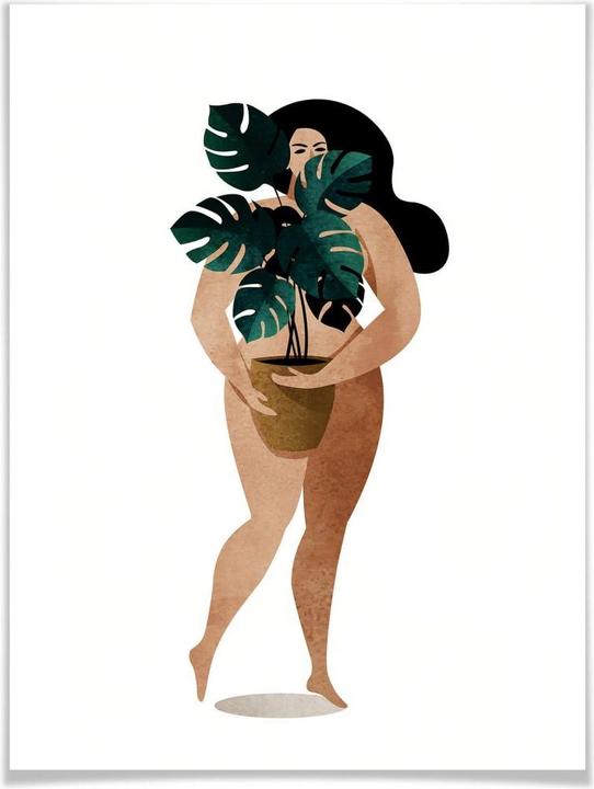 Produktbild Trenddeko Die nackte Frau (50 x 60 cm)