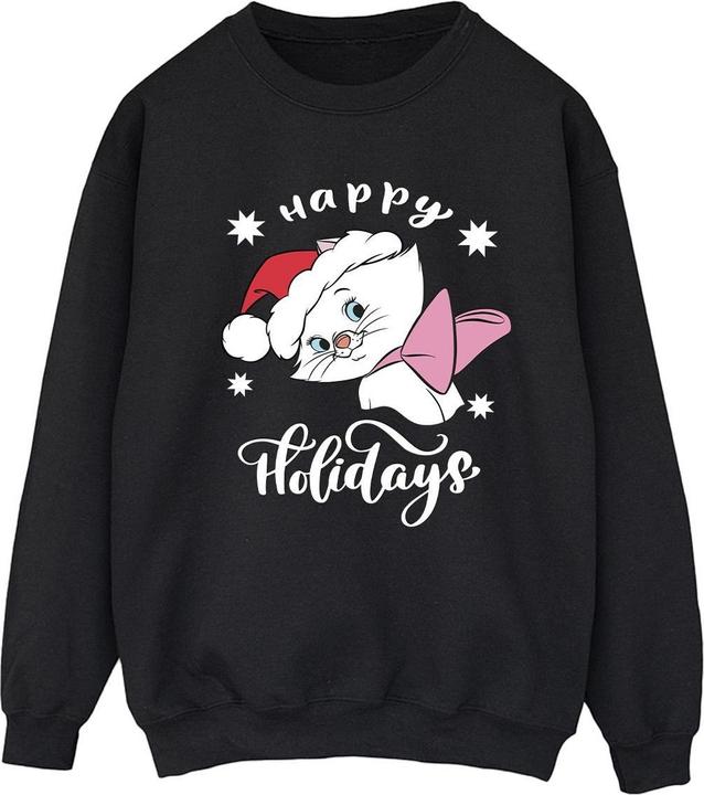 Actual product image Disney Womens/Ladies The Aristocats Happy Holidays Sweatshirt (M)