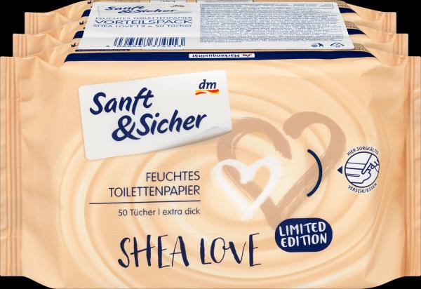 Image du produit dm Sanft&Sicher Amour de karité (150 x)