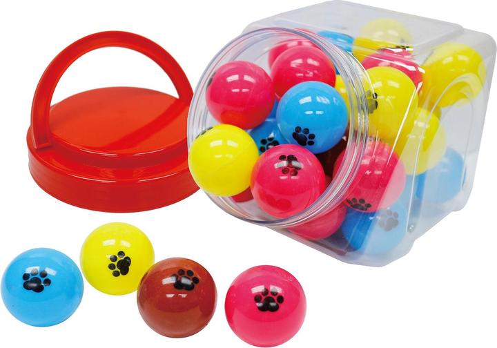 Image du produit No Name Balle en plastique avec hochet & logo de la patte (Jouet à balle chat)