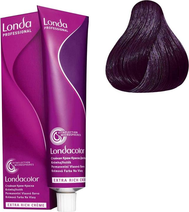 Actual product image Londa Cream hair color Color 3/6 dark brown purple (3/6 dark brown-violet, Violet, Brown)