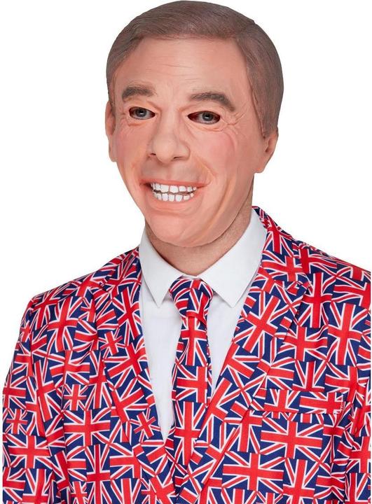 Actual product image Smiffys Unisex Adult Brexit Nigel Farage Mask