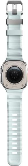 Actual product image Nomad Rocky Point Band 46/49mm Icy Blue Glow Connector Natural (Compression moulded fluororubber (FKM))