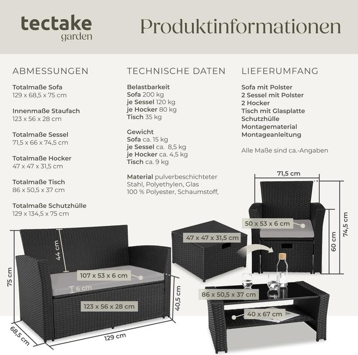 Actual product image tectake Modena