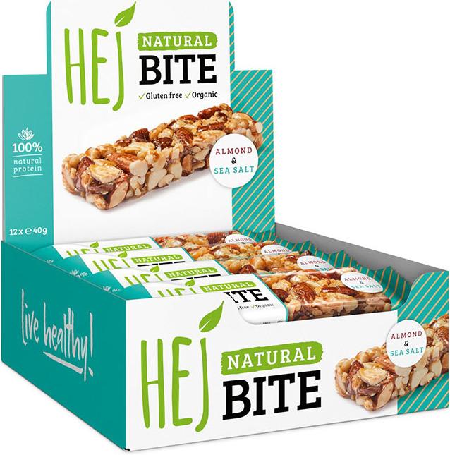 Actual product image HEJ Nutrition Natural Bite (12 x 40g) (Roasted nuts, 1 pcs., 480 g)