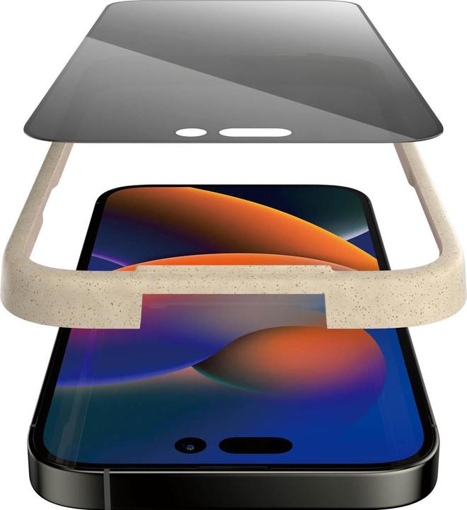 Actual product image PanzerGlass Screen Protector Ultra Wide Fit Privacy iPhone 14 Pro Max (1 Piece, Apple iPhone 14 Pro Max)